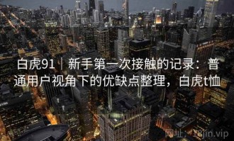 白虎91｜新手第一次接触的记录：普通用户视角下的优缺点整理，白虎t恤