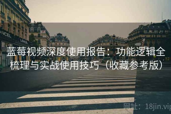 蓝莓视频深度使用报告：功能逻辑全梳理与实战使用技巧（收藏参考版）