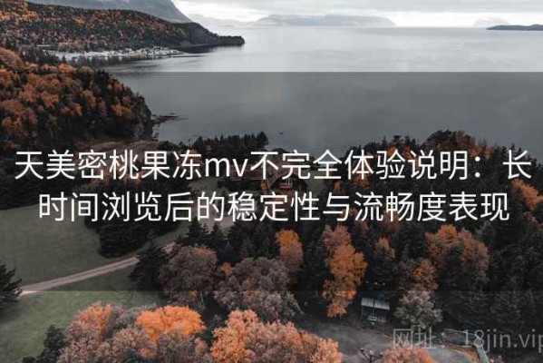天美密桃果冻mv不完全体验说明：长时间浏览后的稳定性与流畅度表现