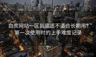 白虎网站一区到底适不适合长期用？第一次使用时的上手难度记录