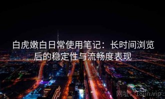 白虎嫩白日常使用笔记：长时间浏览后的稳定性与流畅度表现