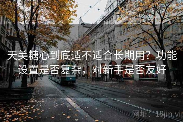 天美糖心到底适不适合长期用？功能设置是否复杂，对新手是否友好