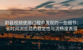 蘑菇视频使用过程中发现的一些细节：长时间浏览后的稳定性与流畅度表现