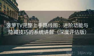 菠萝TV完整上手路线图：进阶功能与隐藏技巧的系统讲解（深度评估版）