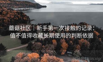 蘑菇社区｜新手第一次接触的记录：值不值得收藏长期使用的判断依据