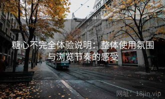 糖心不完全体验说明：整体使用氛围与浏览节奏的感受