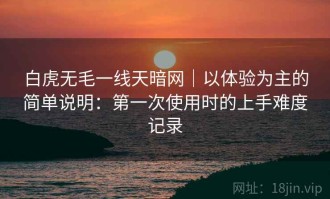 白虎无毛一线天暗网｜以体验为主的简单说明：第一次使用时的上手难度记录