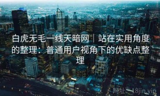 白虎无毛一线天暗网｜站在实用角度的整理：普通用户视角下的优缺点整理