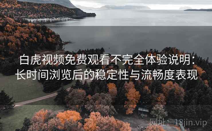 白虎视频免费观看不完全体验说明：长时间浏览后的稳定性与流畅度表现