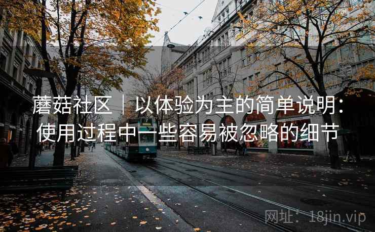 蘑菇社区|以体验为主的简单说明:使用过程中一些容易被忽略的细节 蘑菇社区|以体验为主的简单说明:使用过程中一些容易被忽略的细节