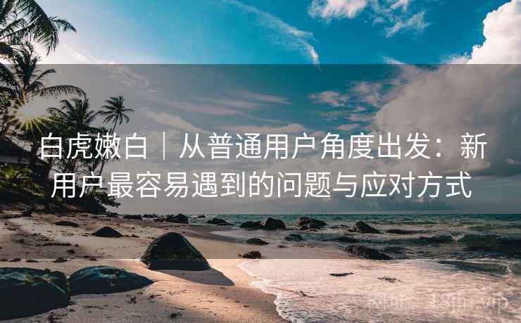白虎嫩白|从普通用户角度出发:新用户最容易遇到的问题与应对方式 白虎嫩白|从普通用户角度出发:新用户最容易遇到的问题与应对方式